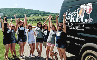 Cork & Keg Tour group