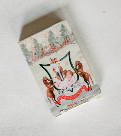 Red Fox playing cards - Lydia Marie Elizabeth Collection
