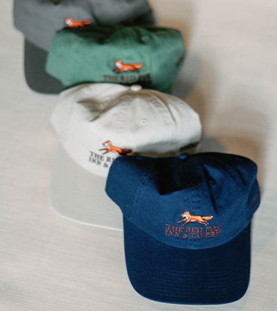 Red Fox embroidered hats